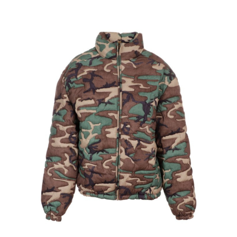 ERL Camouflage cotton down jacket