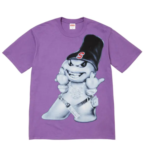 Supreme Snowman Tee 'Purple'