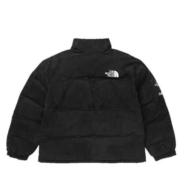 Supreme The North Face Suede Nuptse Jacket Black
