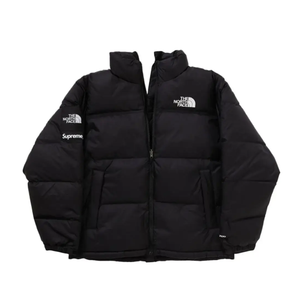 Supreme The North Face Split Nuptse Jacket Black