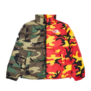 Supreme x The North Face Split Nuptse Jacket 'Camo'
