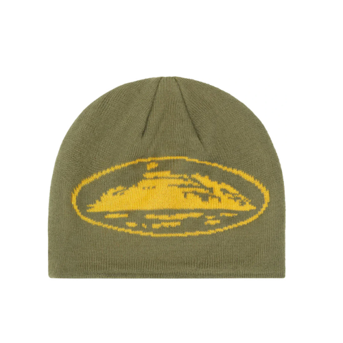 Czapka Corteiz Alcatraz Beanie Khaki Green