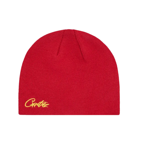 Czapka Corteiz Micro Allstarz Beanie Red/Yellow