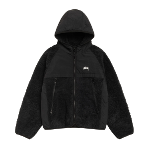 Sherpa Stussy Paneled Hooded Jacket