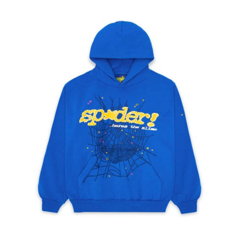 Bluza Sp5der Tc Blue Hoodie
