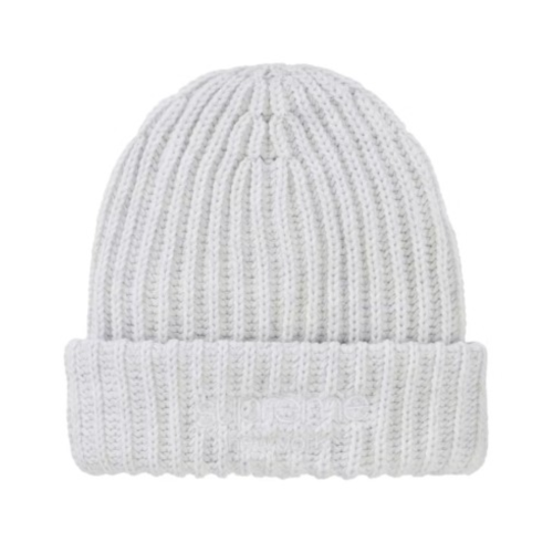 Czapka Supreme Chunky Rib Classic Logo Beanie White