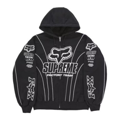 Supreme x Fox Racing Zip Up Hooded Pullover