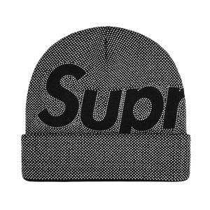 Czapka Supreme Big Logo z domieszką kaszmiru OKAZJA