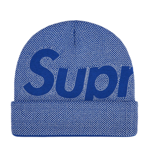 Czapka Supreme Big Logo z domieszką kaszmiru OKAZJA