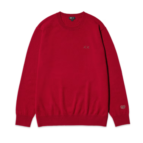 Sweter 100% Kaszmir Uniqlo x Kaws