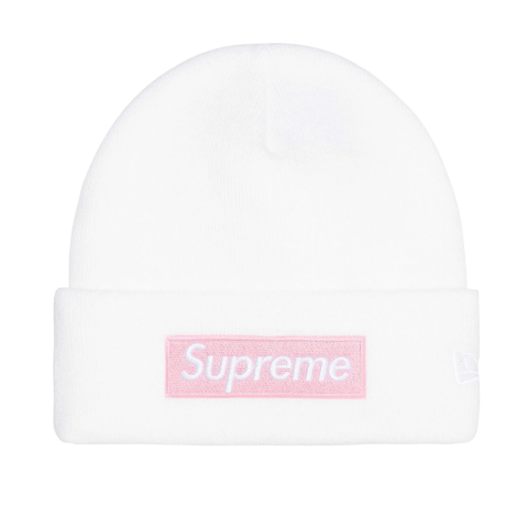Czapka Supreme Box Logo Beanie White