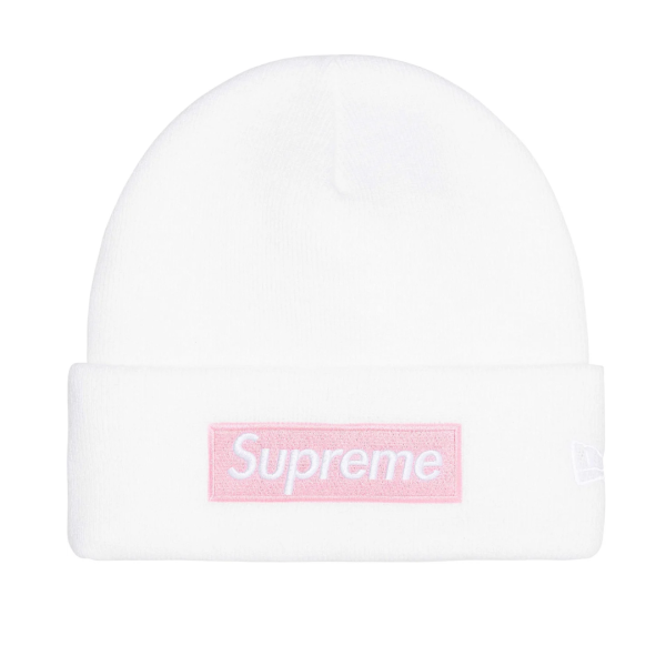 Czapka Supreme Box Logo Beanie White