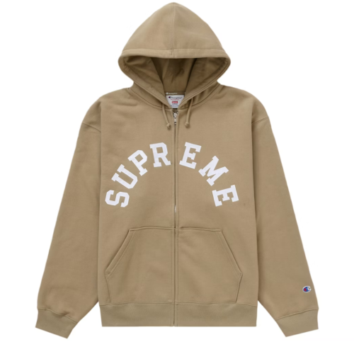 Bluza Supreme x Champion Beżowa