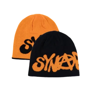 Syna World Reversible Synarchy Beanie Black/Orange