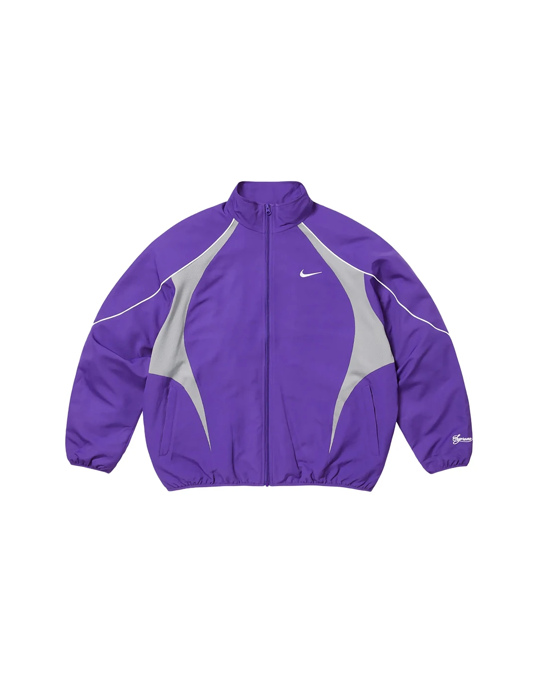Supreme x Nike Track Jacket 'Purple' - KICKS ZONE