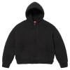 Bluza Supreme Faux Shearling Lined Zip Up Hooded Sweater