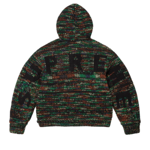 Bluza Supreme Faux Shearling Lined Zip Up Hooded Sweater