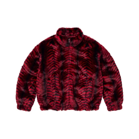 Supreme Faux Fur WINDSTOPPER Bomber Jacket 'Red'
