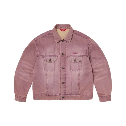 Supreme Denim Trucker Jacket 'Overdyed Purple'