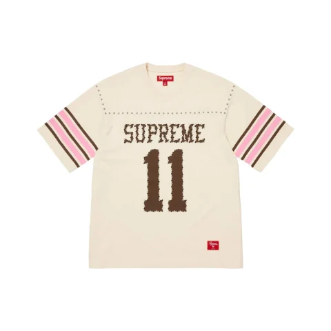 Supreme Studded S/S Football Top 'Cream'
