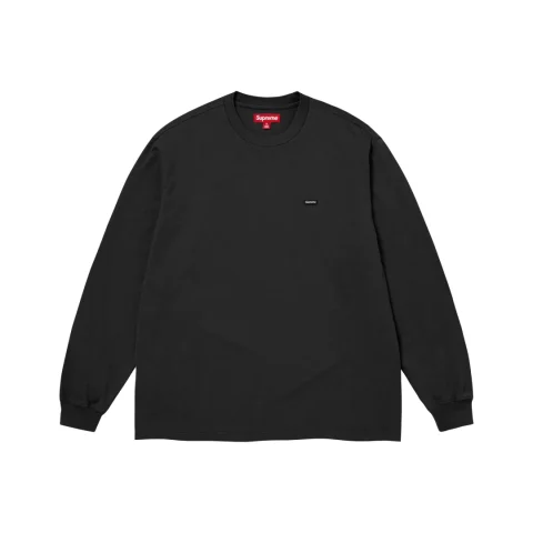 Supreme Small Box Longsleeve Tee 'Black'