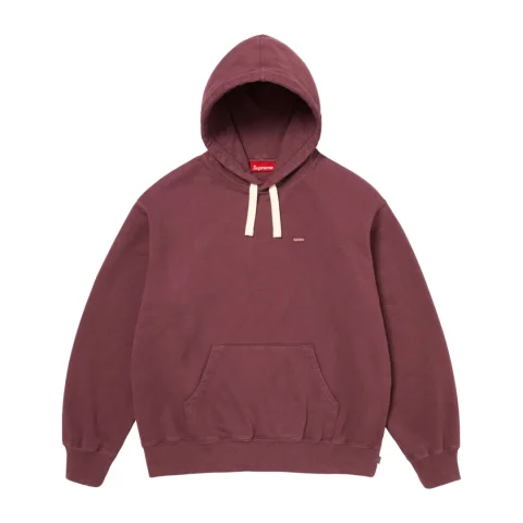 Supreme Small Box Drawcord Hooded Sweatshirt 'Maroon'