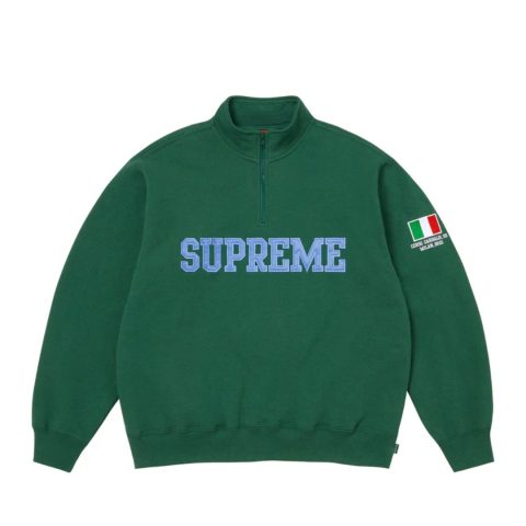 Bluza Supreme Half Zip Pullover Green