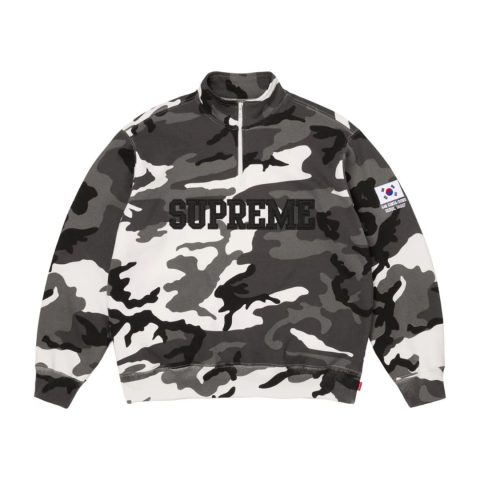 Bluza Supreme Half Zip Pullover Camo