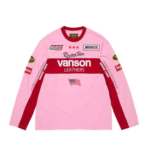 Longsleeve Supreme x Vanson Pink