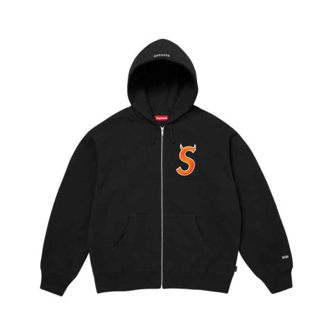 Bluza Supreme Devil S Logo Zip Up Hooded Sweatshirt