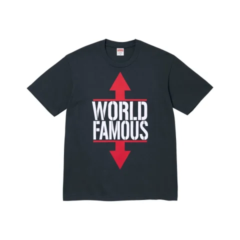 Supreme World Famous Tee 'Navy'