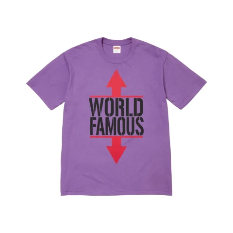 Supreme World Famous Tee 'Purple'