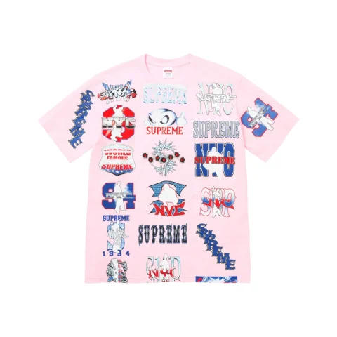 Supreme Flash Tee 'Light Pink'