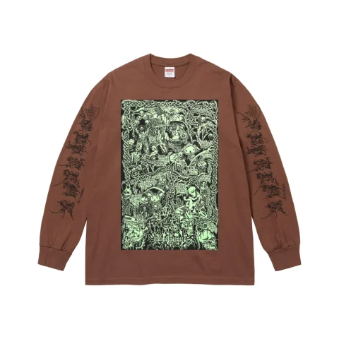 Supreme Wombat Longsleeve Tee 'Brown'