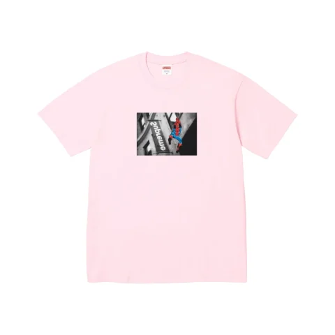 Supreme x Spider-Man Tee 'Light Pink'