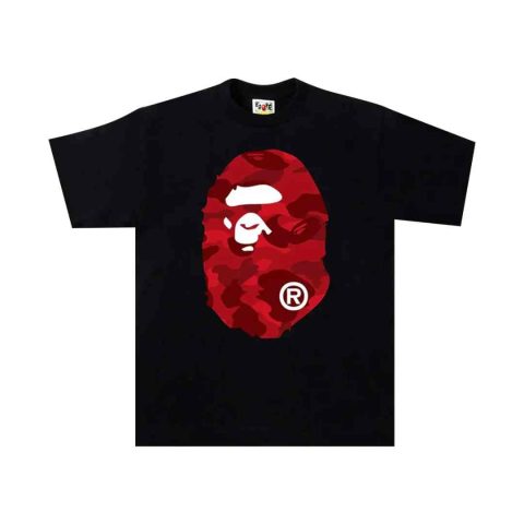 Koszulka Bape Shark Red Camo