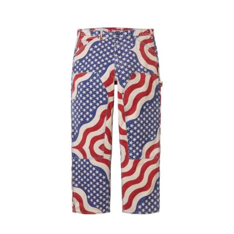 Spodnie Supreme Flag Double Knee Painter Pant