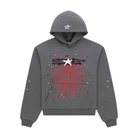Sp5der Splat Punk Hoodie 'Slate'