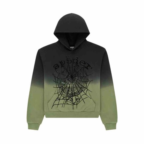 Sp5der OG Web Ombre Hoodie 'Black'