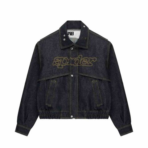 Sp5der Punk V3 Denim Jacket 'Indigo Denim'