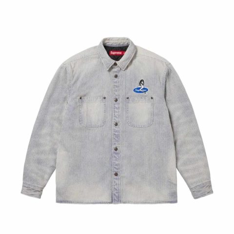 Koszula Supreme Quilted Lined Denim Snap Shirt
