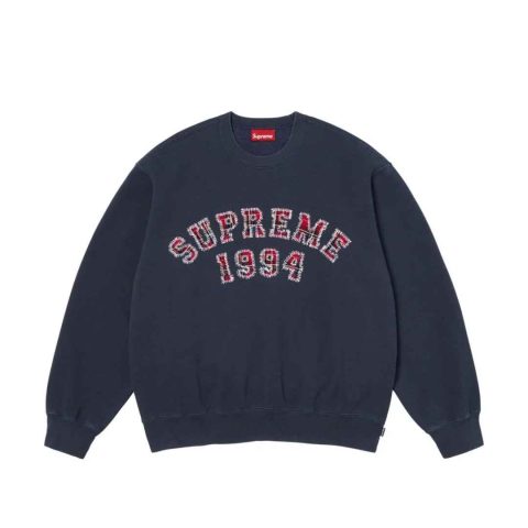 Bluza Supreme Plaid Arc Crewneck