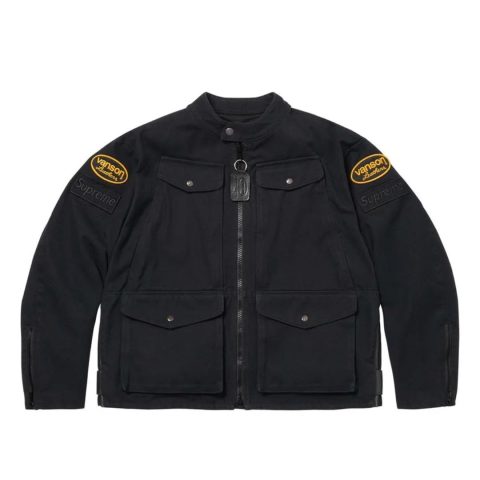 Kurtka Supreme Vanson Leathers Cordura Jacket Black