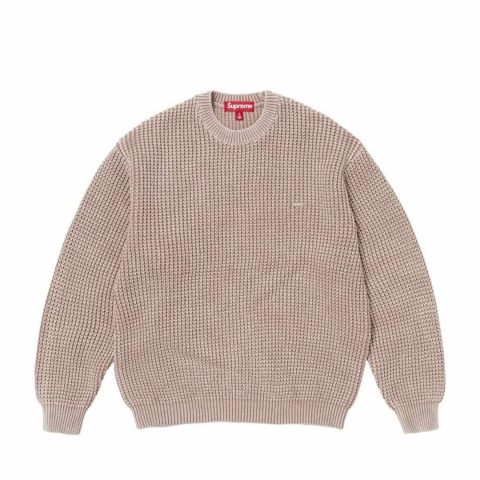 Sweter Supreme Washed Small Box Waffle Sweater
