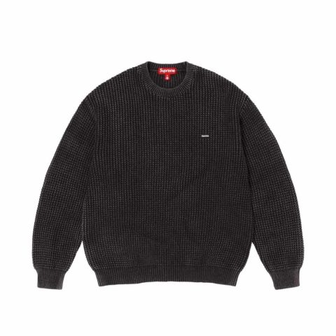 Sweter Supreme Washed Small Box Waffle Sweater