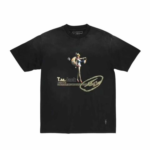 Koszulka Cactus Jack x Fragment x Takashi Murakami Tokyo Jack Tee Black