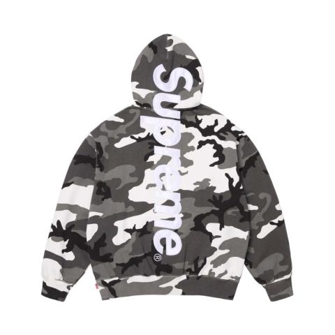 Bluza Supreme Satin Applique Snow Camo