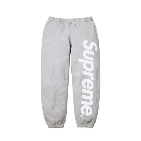 Spodnie Supreme Satin Appliqué Grey (2026)