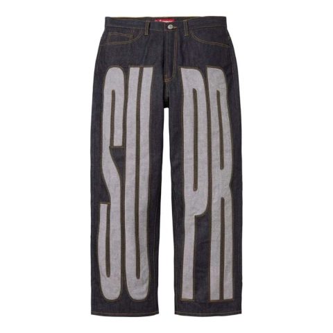 Spodnie Supremem Inset Spellout Baggy Jean