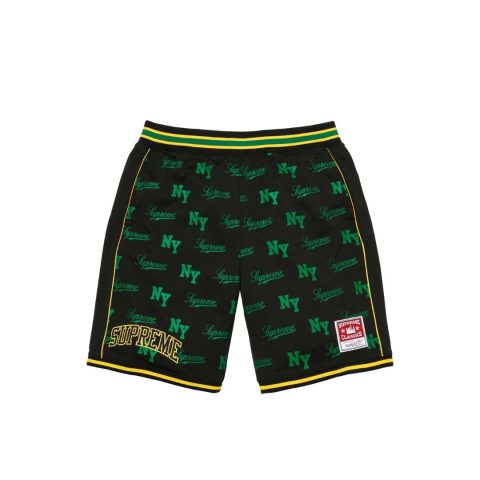 Supreme Mitchell & Ness Monogram Short Black